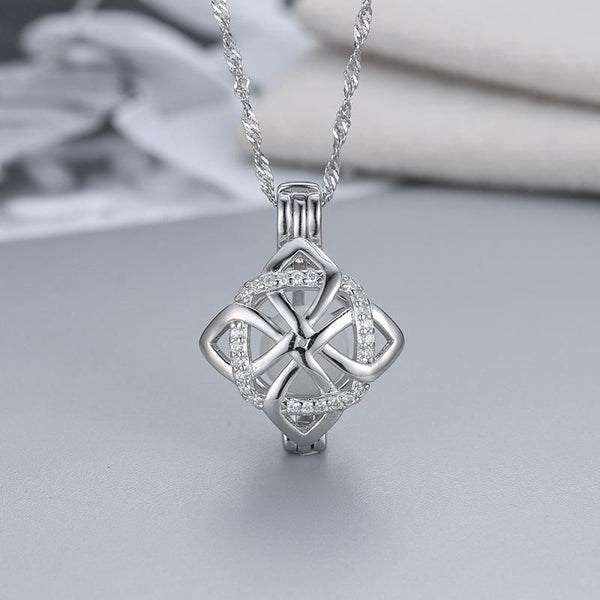 22 Styles 925 Sterling Silver Pendant Cages Fit Handmade Jewelry