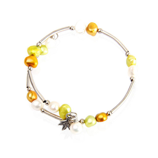 Culture Baroque pearl bracelet,wrap bracelet,wholesale wrap pearl bracelet more colors for choose