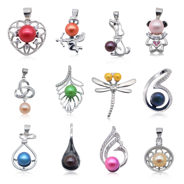 29 Styles 925 Sterling Silver Pendant Mounts Various Styles High Quality Fit Handmade Jewelry