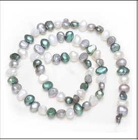 Cultured Baroque Freshwater Pearl Beads 5.5-6.5mm Approx 0.8mm Sold Per Approx 15.5 Inch Strand
