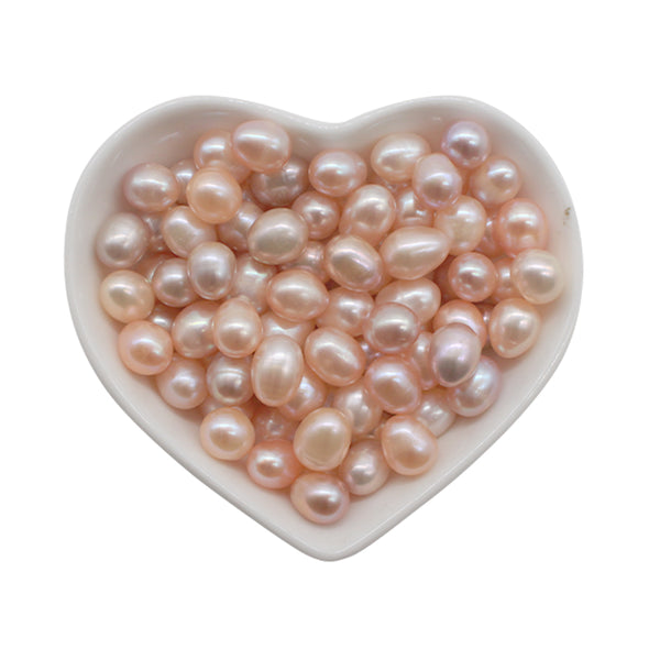 Fantastic Natural Pearl 7-8MM Loose Rice Pearl for Freshwater Oysters High Quality 25 Colors Available