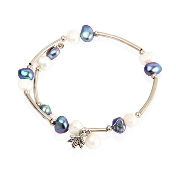 Culture Baroque pearl bracelet,wrap bracelet,wholesale wrap pearl bracelet more colors for choose