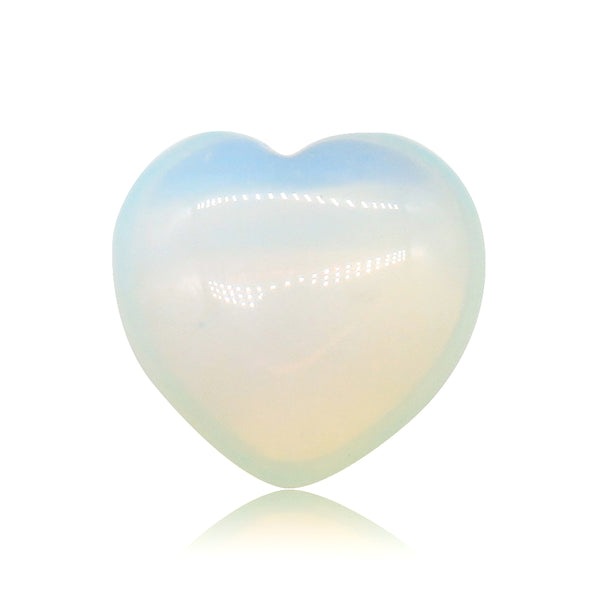 Charming Natural Stone 25MM Peach Heart Shape Gemstone Various Colors Available