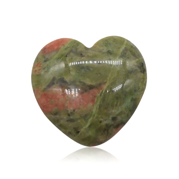 Charming Natural Stone 25MM Peach Heart Shape Gemstone Various Colors Available