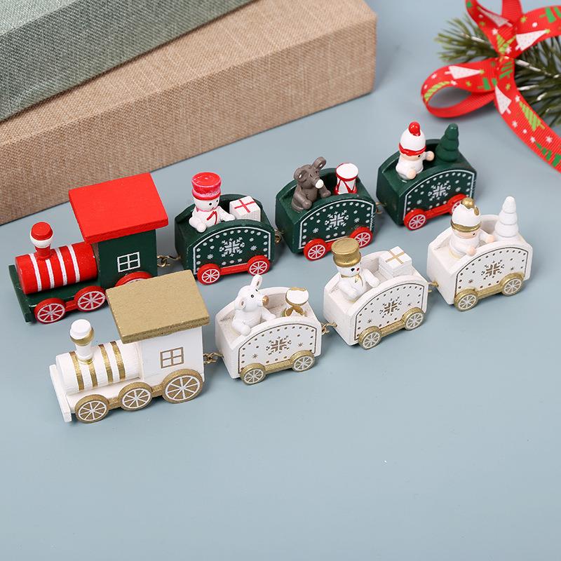 Cute Christmas Train Showcase Decoration Toy Gift