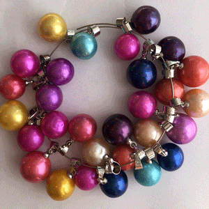 Round Edison Pearl Pendant, edison 9-13mm round pearl pendandt  26 colors for choose